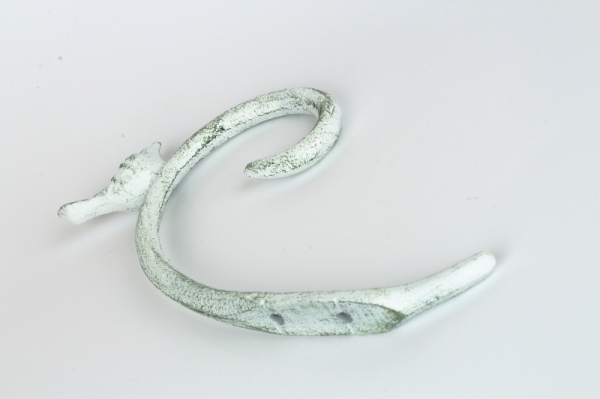 Nástenná konzola s vtáčikom biela 14x21x2cm 