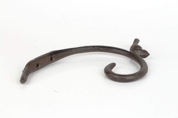 Nástenná konzola s vtáčikom tmavá 14x21x2cm