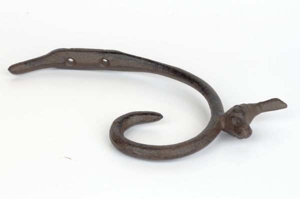 Nástenná konzola s vtáčikom tmavá 14x21x2cm