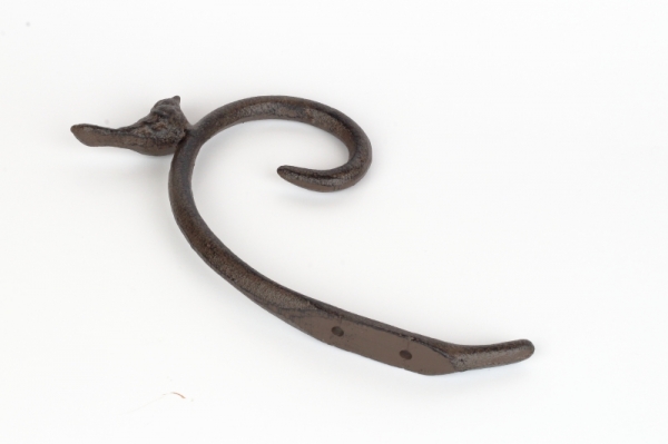 Nástenná konzola s vtáčikom tmavá 14x21x2cm