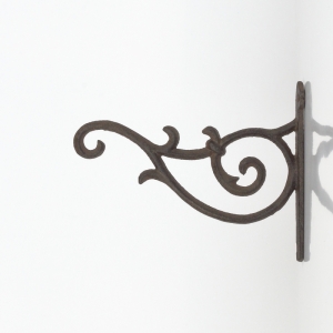 Nástenná konzola zdobená liatina 23x18,5x3cm