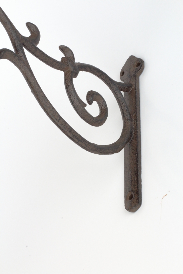 Nástenná konzola zdobená liatina 23x18,5x3cm