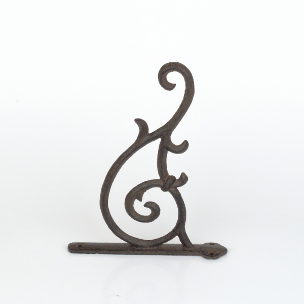 Nástenná konzola zdobená liatina 23x18,5x3cm