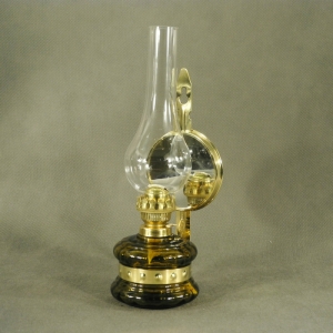 Nástenná petrolejová lampa so zrkadlom 30cm