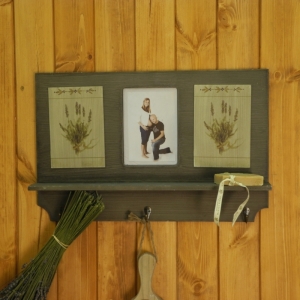 Nástenná polica Levanduľa 50cm