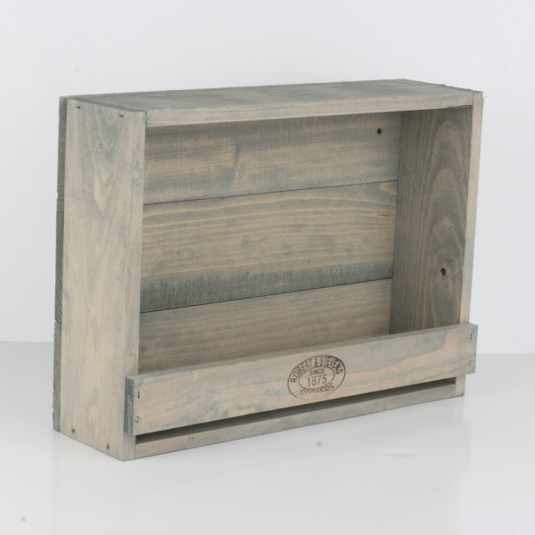 Nástenná polica na kvety bednička 39x12x29cm