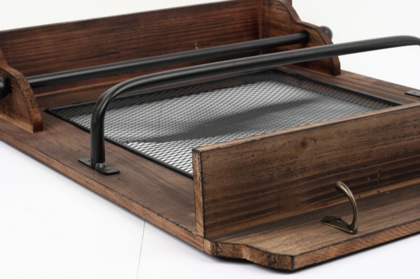 Nástenná polica v rustikálnom štýle 50x9x59cm