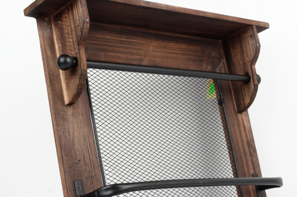 Nástenná polica v rustikálnom štýle 50x9x59cm