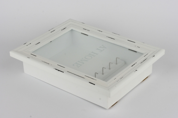 Nástenná skrinka na kľúče AT HOME 30x23x7cm