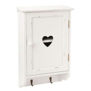 Nástenná skrinka s 2 háčikmi 23x40x11cm