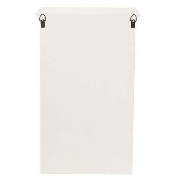 Nástenná skrinka s 2 háčikmi 23x40x11cm