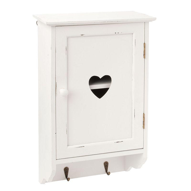 Nástenná skrinka s 2 háčikmi 23x40x11cm