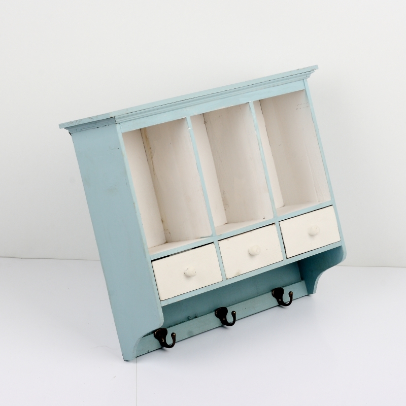 Nástenná skrinka v pastelovej farbe 53x16x45cm