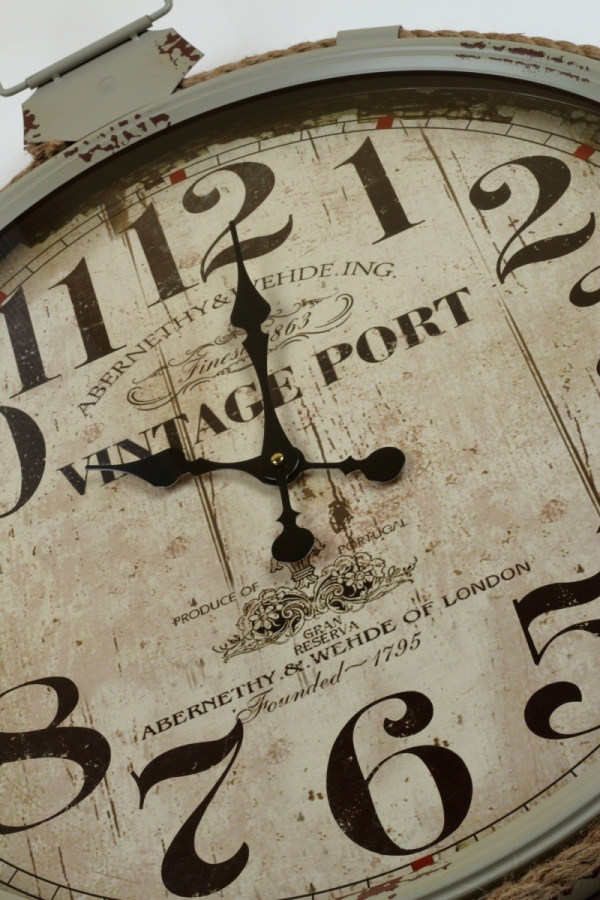 Nástenné hodiny 64x68cm šedé