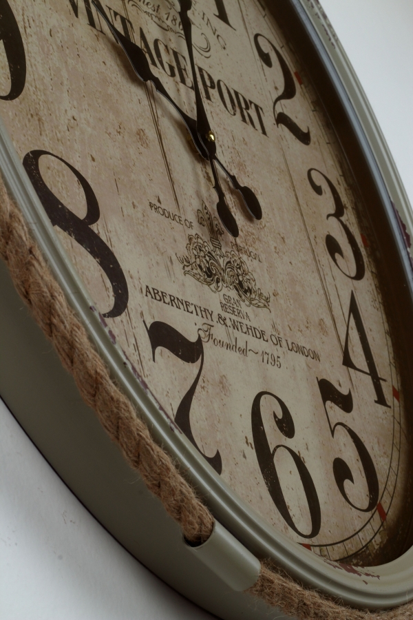 Nástenné hodiny 64x68cm šedé