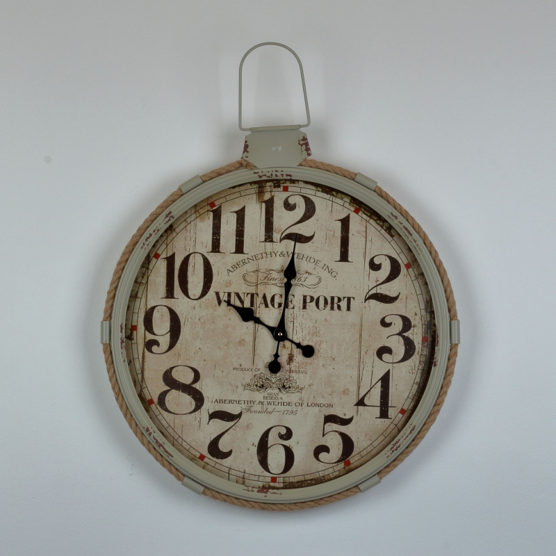 Nástenné hodiny 64x68cm šedé