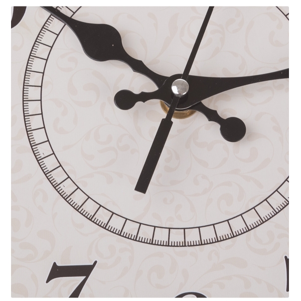 Nástenné hodiny biele 31x5cm