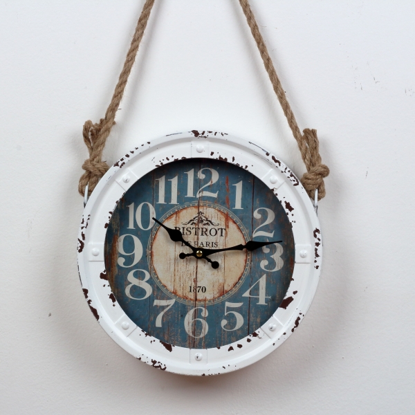 Nástenné hodiny BISTROT DE PARIS 27,5x6cm