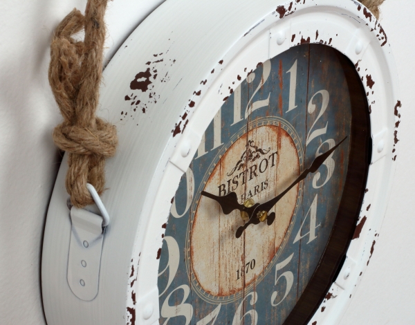 Nástenné hodiny BISTROT DE PARIS 27,5x6cm