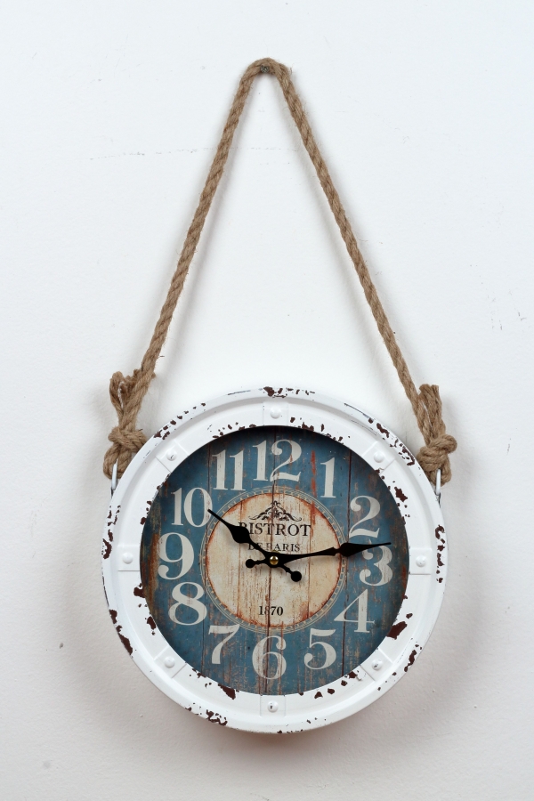 Nástenné hodiny BISTROT DE PARIS 27,5x6cm