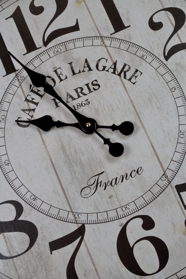 Nástenné hodiny CAFÉ DE LA GARE  64x68cm