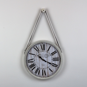 Nástenné hodiny CAFE DE LA TOUR s popruhom 40cm