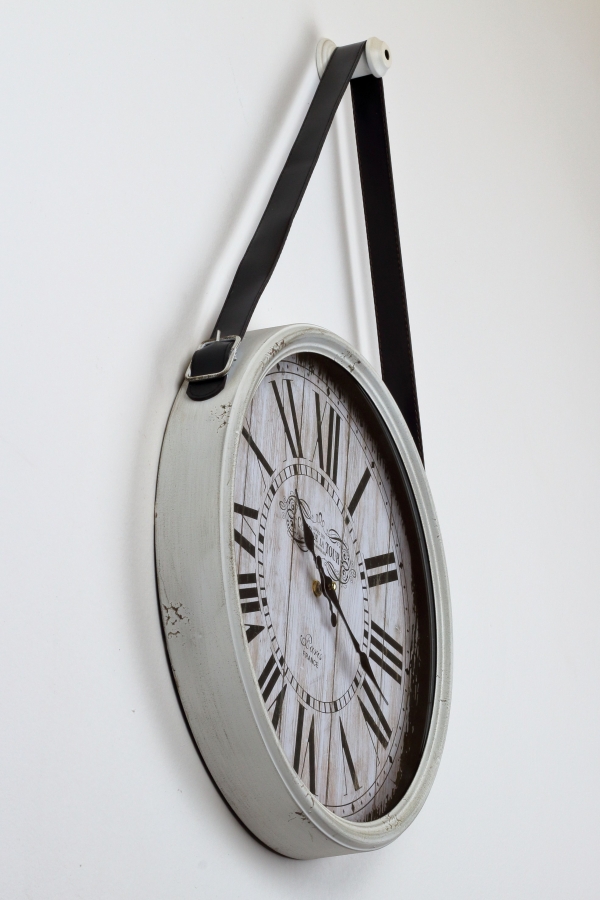 Nástenné hodiny CAFE DE LA TOUR s popruhom 40cm