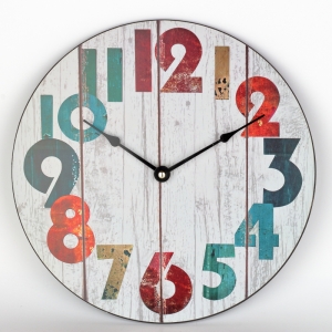 Nástenné hodiny do detskej izby 30cm