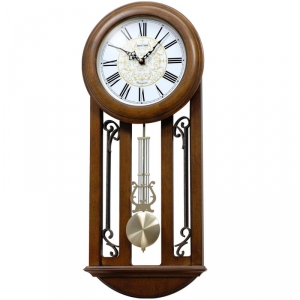 Nástenné hodiny drevené 25,8x7,5x61,3cm