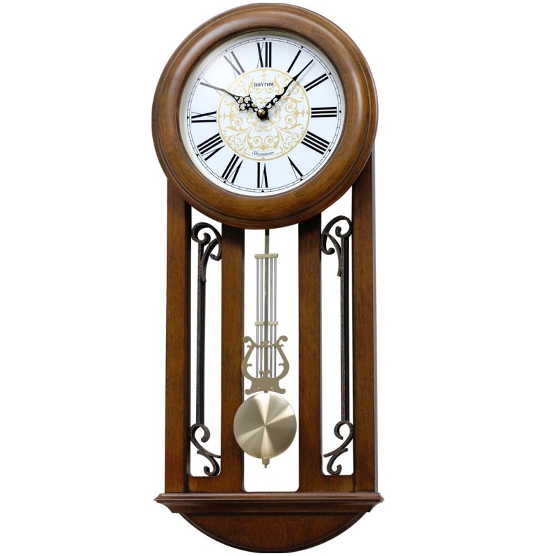 Nástěnné hodiny dřevěné 25,8x7,5x61,3cm