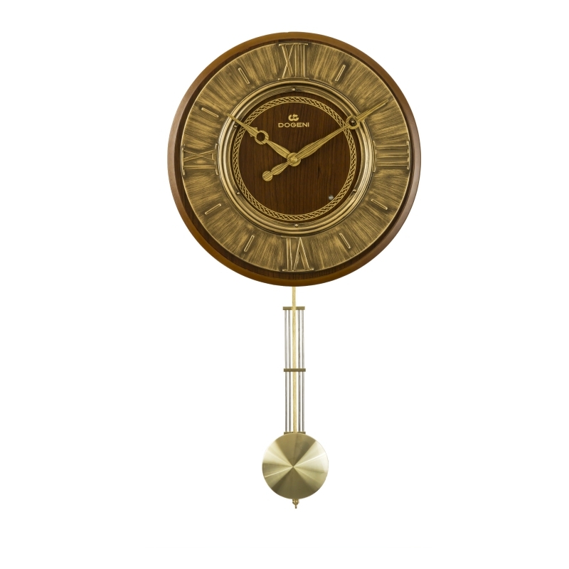 Nástěnné hodiny dřevěné s kyvadlem