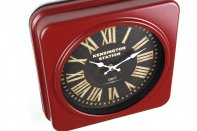 Kovové hodiny v pánskom štýle 35x35cm