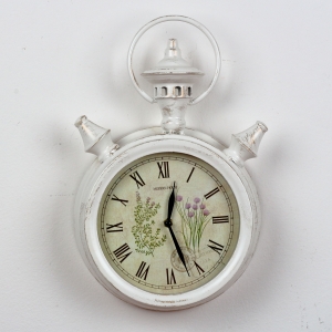 Nástěnné hodiny kovové 25x8x38cm