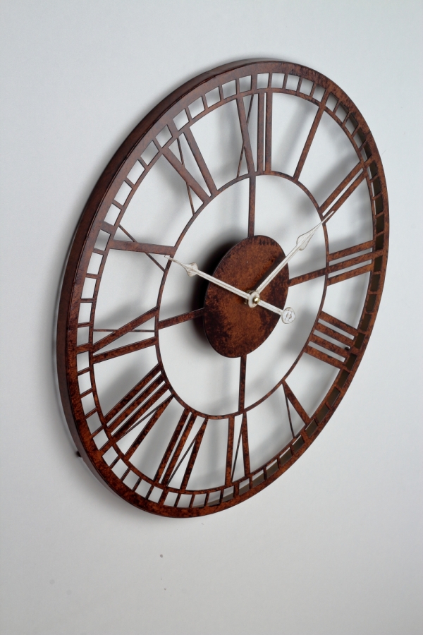 Nástenné hodiny kovové Business 45cm