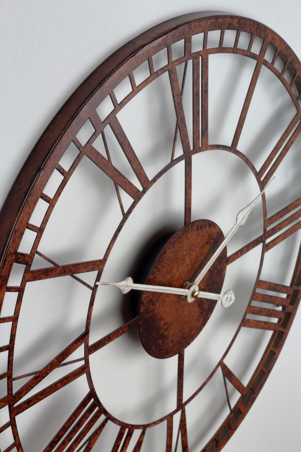 Nástenné hodiny kovové Business 45cm