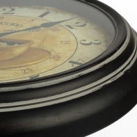 Nástenné hodiny kovové Cappucino 40cm