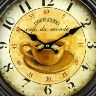 Nástenné hodiny kovové - poškodenie - nepatrných odrenín laku