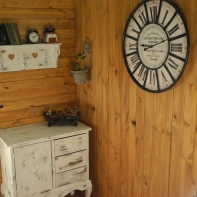 Nástenné hodiny kovové XXL 60cm