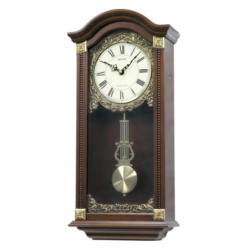 Nástěnné hodiny kyvadlové 34x90x12,7cm