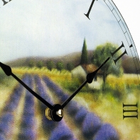 Nástenné hodiny Lány levandule 30cm