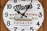 Nástenné hodiny Mom s 34cm