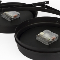 Nástenné obojstranné hodiny Kensington station London 1879 35x38x9cm