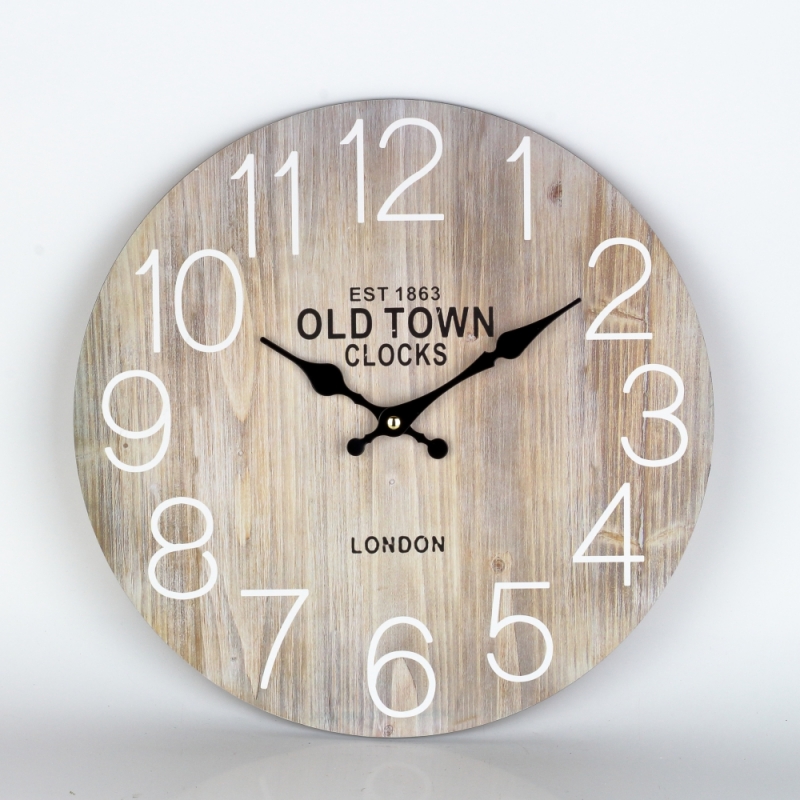 Nástenné hodiny OLD TOWN 34cm 