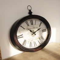 Nástenné hodiny ovál Oliva 50cm
