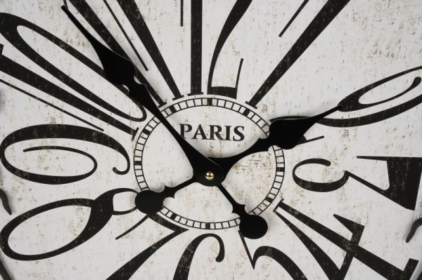 Nástenné hodiny oválne Paris 60x45cm