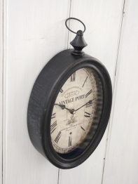  Nástenné hodiny oválne Vintage Port