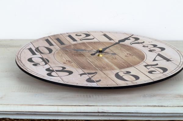 Nástenné hodiny doskový vzhľad 34cm