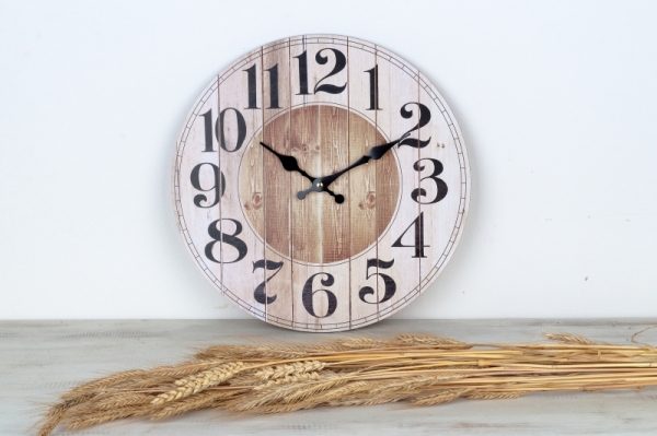 Nástenné hodiny doskový vzhľad 34cm