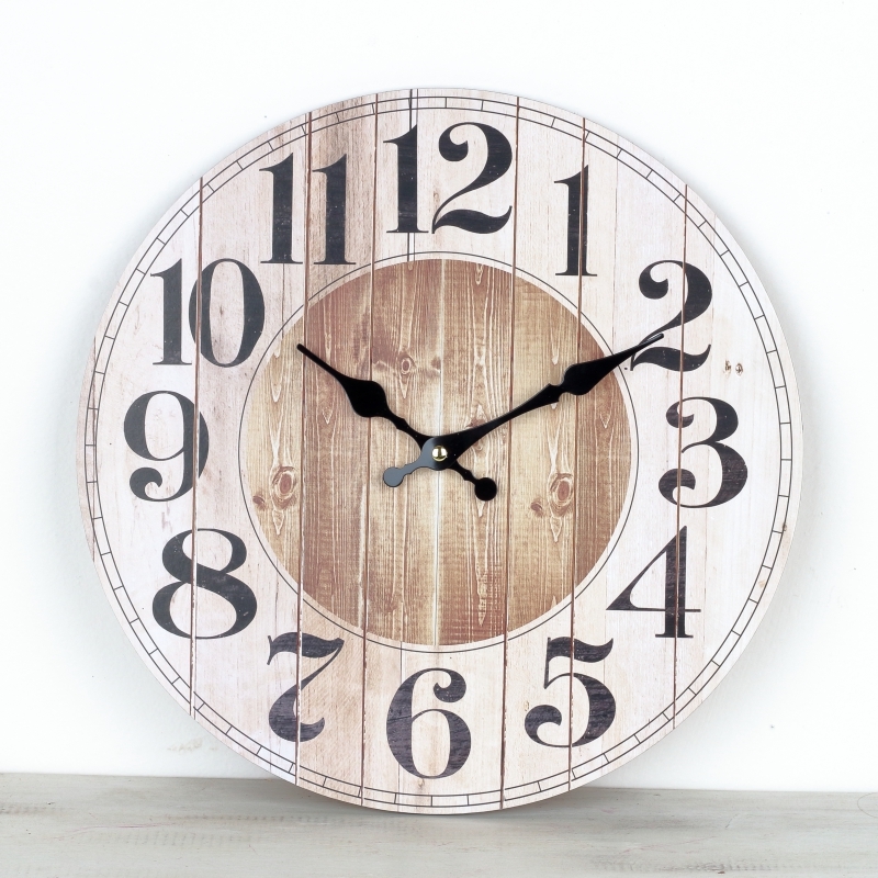 Nástenné hodiny doskový vzhľad 34cm