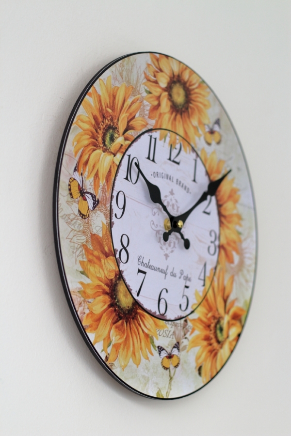 nástenné hodiny retro vidiek